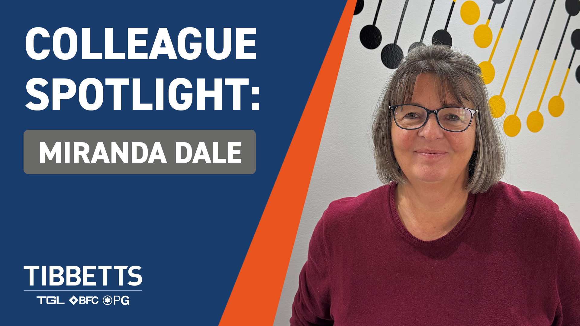 Colleague Spotlight lead image, including the text "Colleague Spotlight: Miranda Dale" and a picture of Miranda.