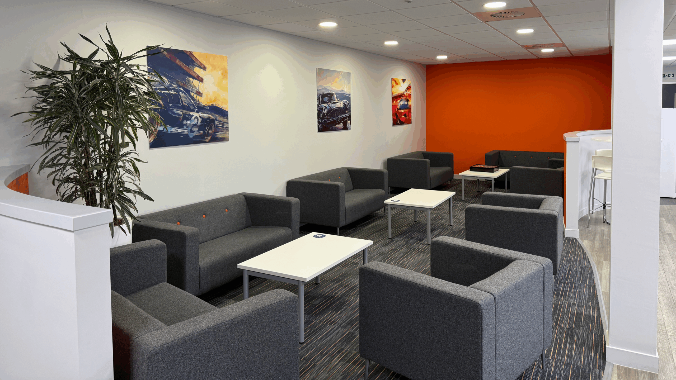 Seating area at Tibbetts House